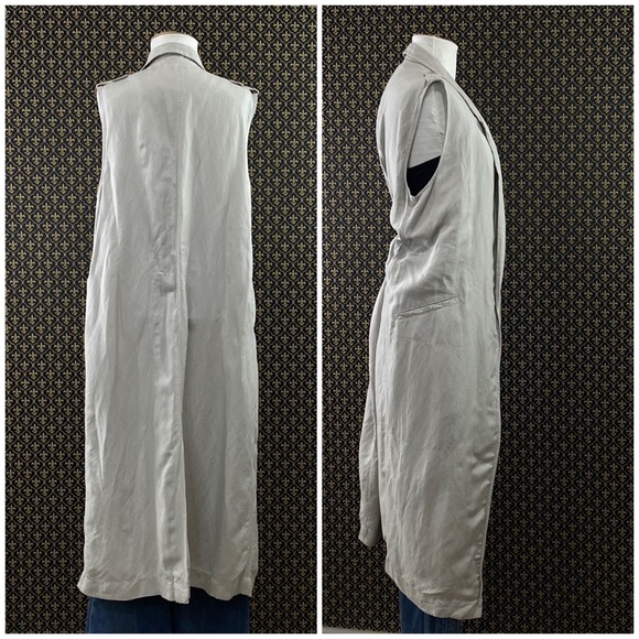 Anthro “Sleeveless Linen Trench” by Elevenses - Picture 10 of 15